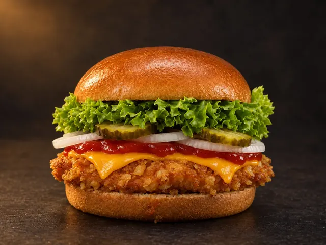Cheesy Chicken: Ketchup · Cheddar