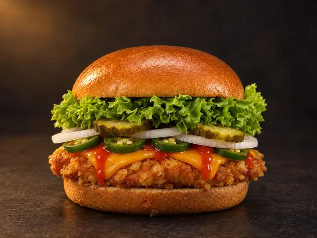 Chilli-Cheese Chicken: Hot Sauce · Jalapeños